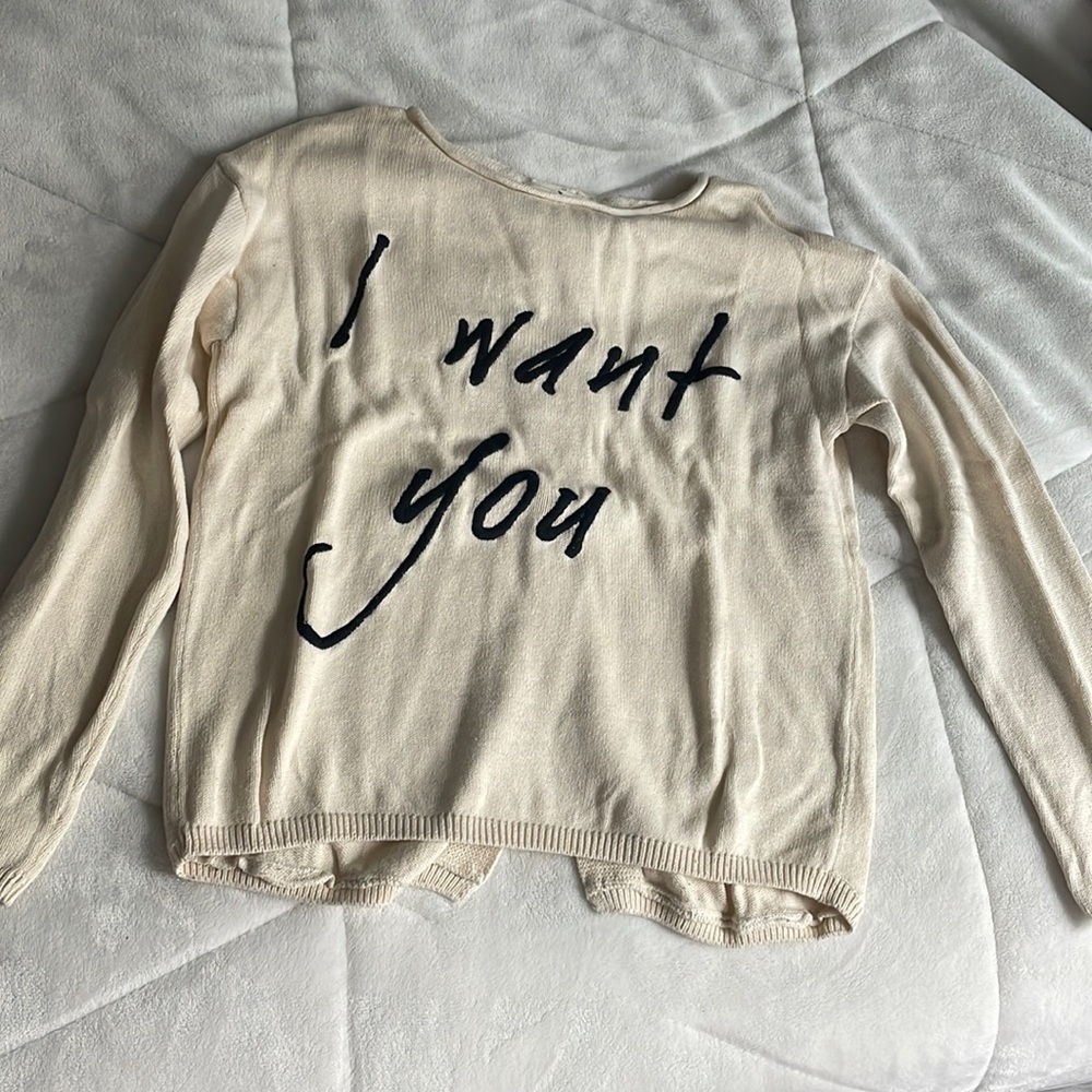 I want you sweater